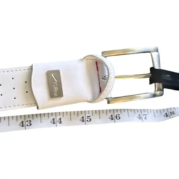 NEW Nike TW Mesh G-Flex White Golf Belt Men's Size 40 - Picture 8 of 9